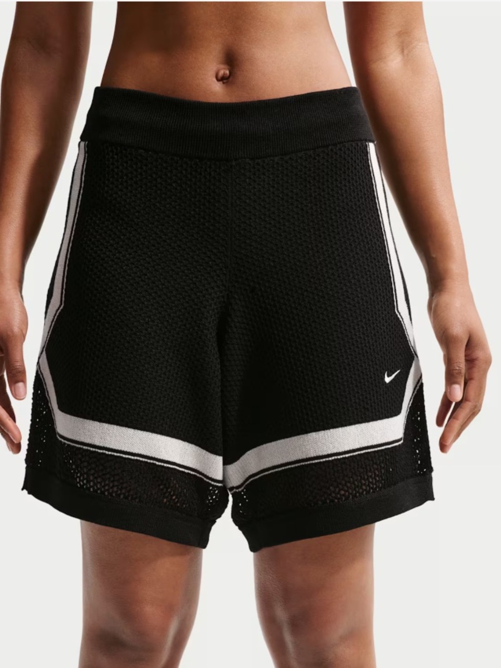 Nike ladies chill knit high rise shorts size XS